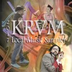 2017 KRVM Local Music Sampler CD cover