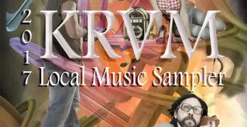 2017 KRVM Local Music Sampler CD cover