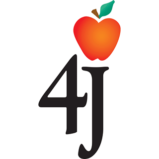 4j school logo broadcast meetings eugene district 1280 am board portal