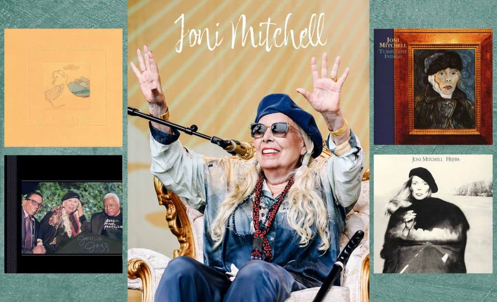 Joni Mitchell album covers